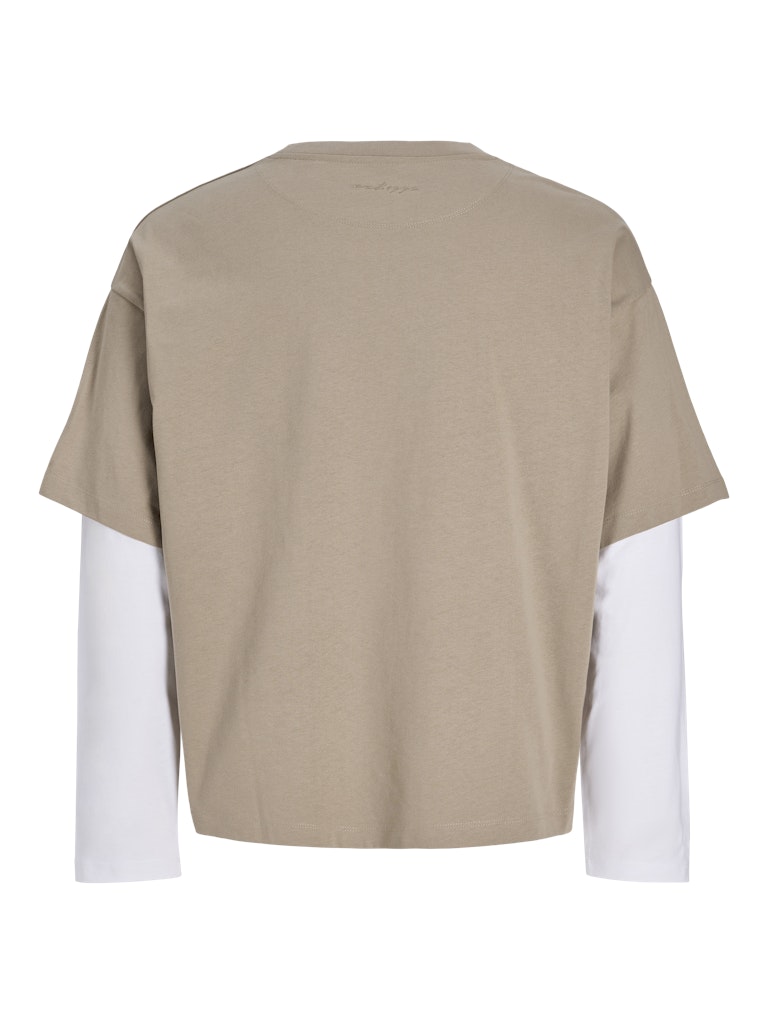 Jcobiarritz Doublelayer Tee Ls - Zand