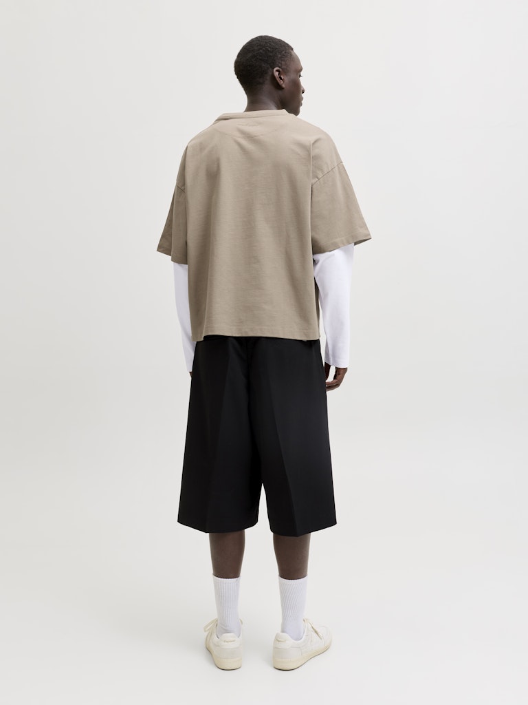 Jcobiarritz Doublelayer Tee Ls - Zand