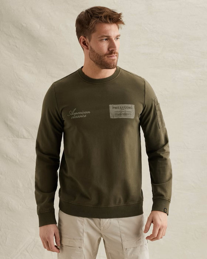 Crewneck French Terry Gd - Army