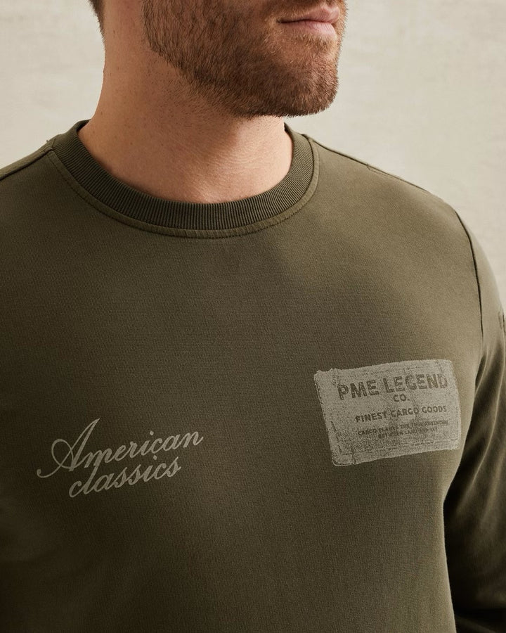Crewneck French Terry Gd - Army