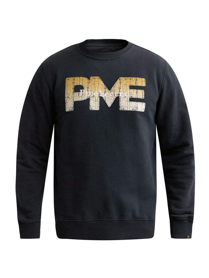 Crewneck Semi Brushed Fleece Ombre - Navy