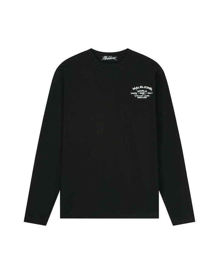 L/s Vacation T-shirt - Zwart