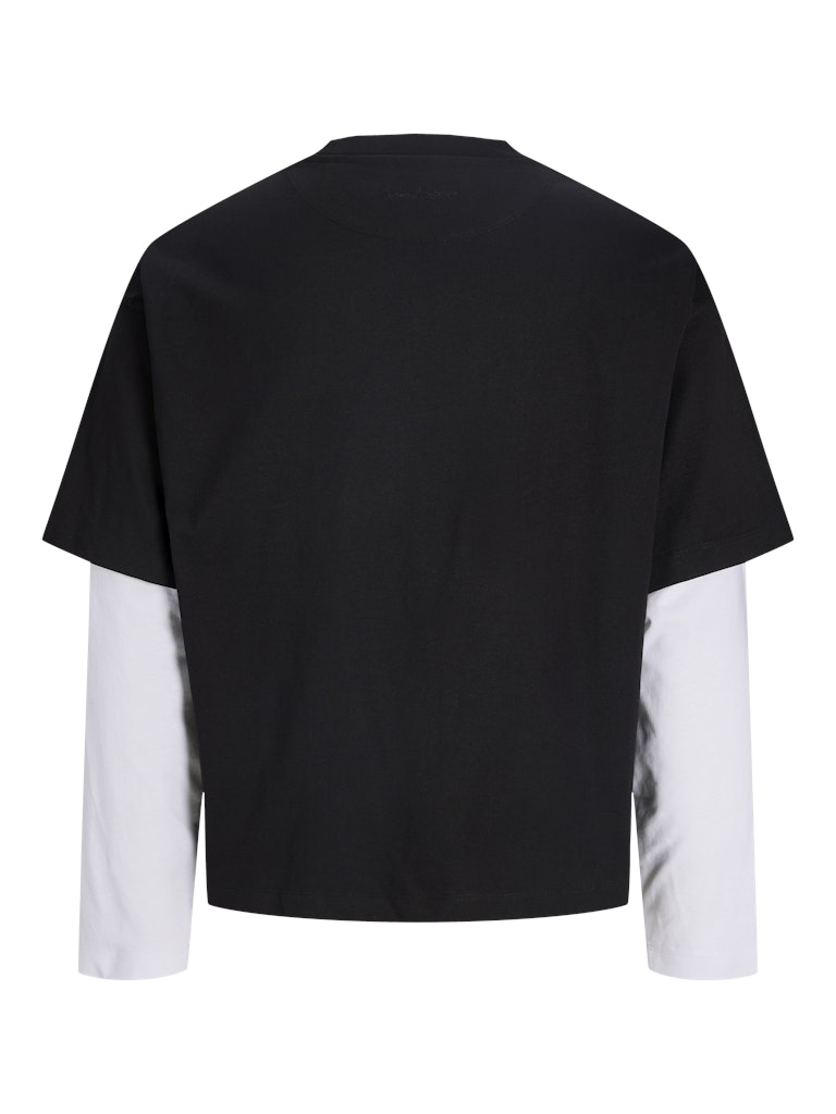 Jcobiarritz Doublelayer Tee Ls - Zwart