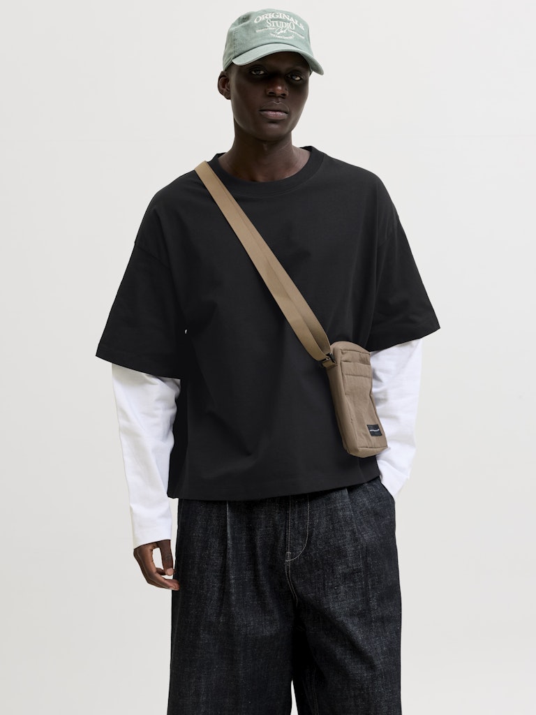Jcobiarritz Doublelayer Tee Ls - Zwart