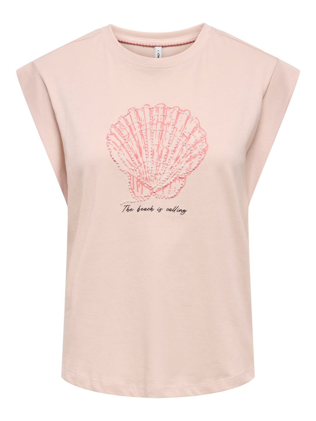Only 15374720 t-shirt k/m dames roze dessin