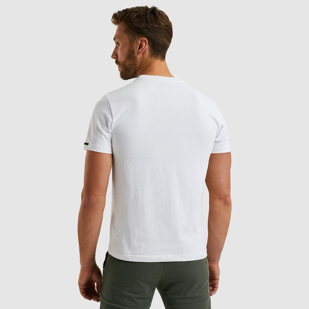 Short Sleeve R-neck Single Jersey - Wit