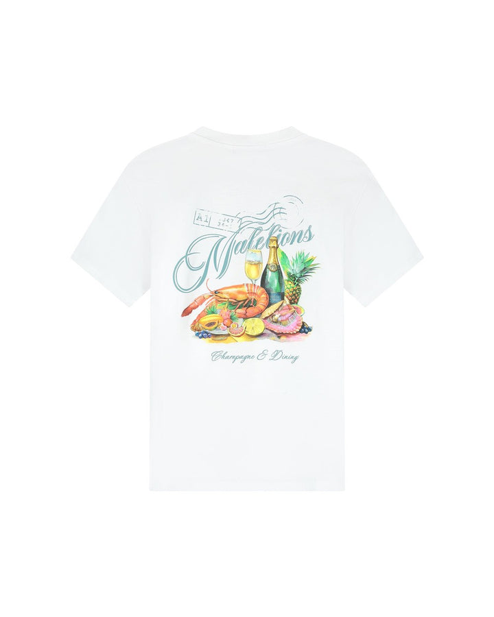 Champange T-shirt - Wit