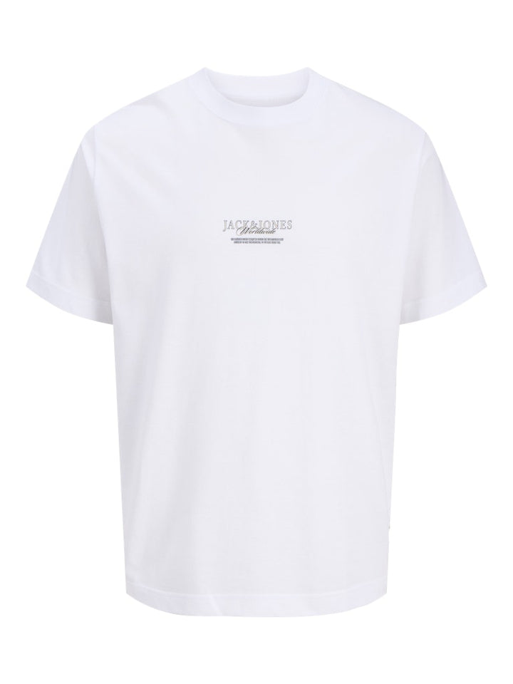 Jorbleecker Aop Box Tee Ss Cn - Wit