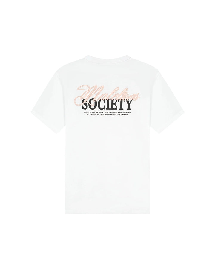 Society T-chirt - Wit