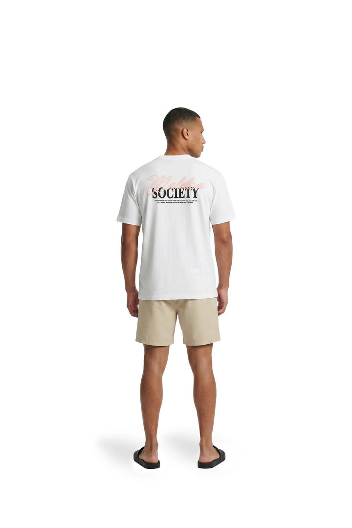 Society T-chirt - Wit