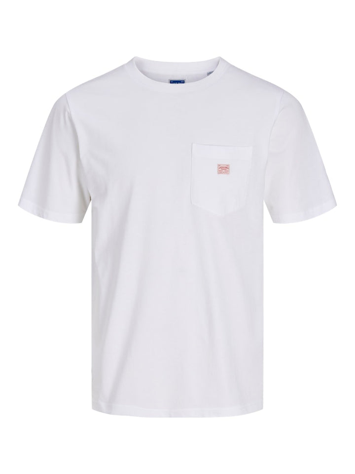 Jprblucaleb Ss Tee Sn - Wit