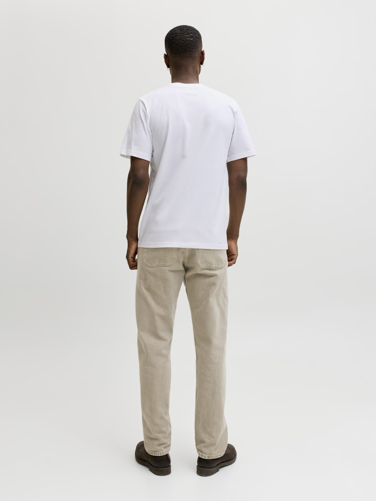 Jprblucaleb Ss Tee Sn - Wit