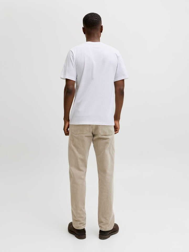 Jprblucaleb Ss Tee Sn - Wit
