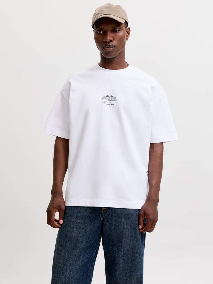 Jjebarron Studio Tee Ss - Wit
