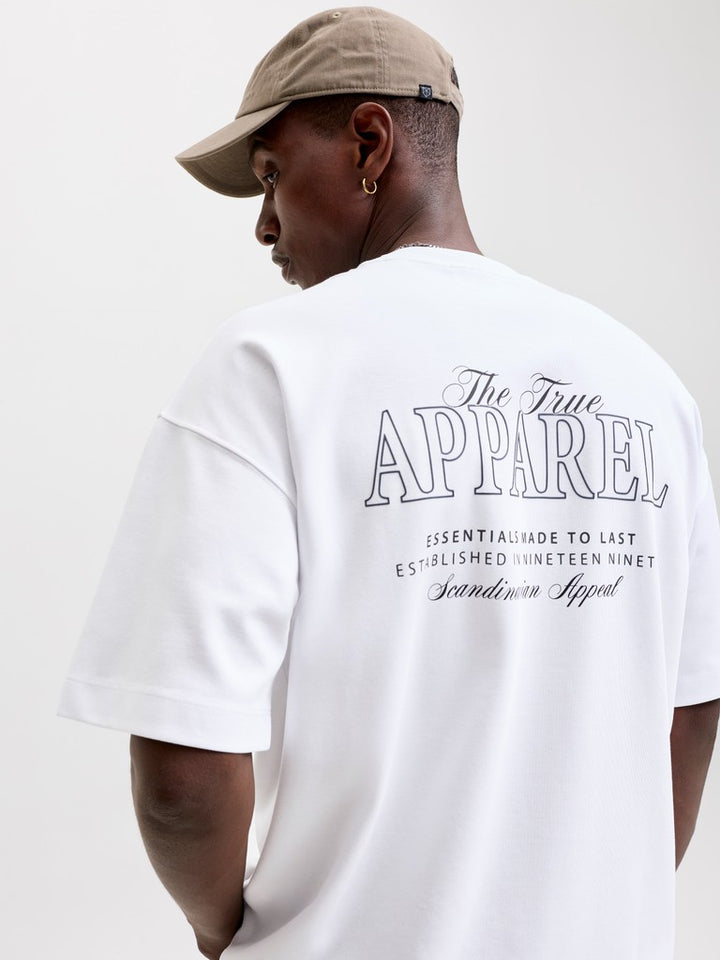 Jjebarron Studio Tee Ss - Wit