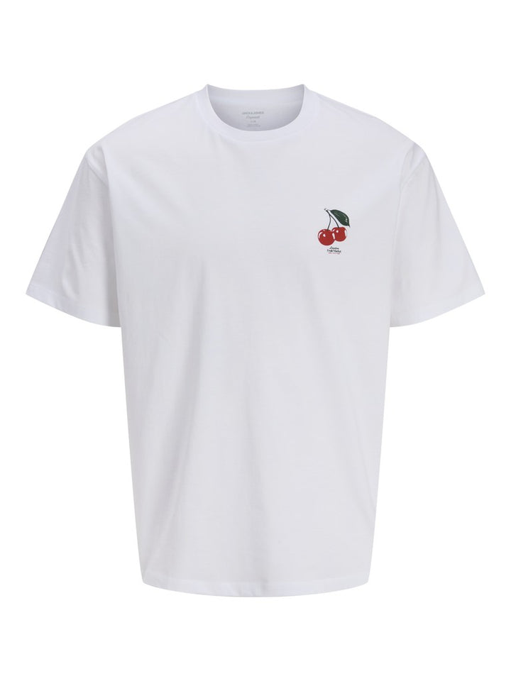 Jormarket Tee Ss Crew Neck Styd Ss26 - Wit