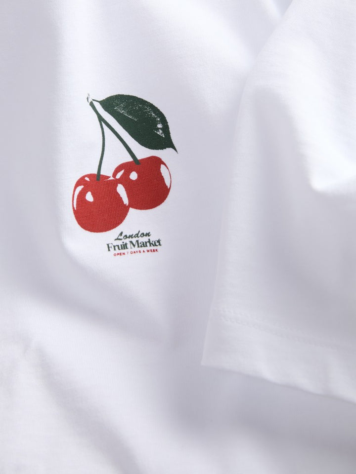 Jormarket Tee Ss Crew Neck Styd Ss26 - Wit