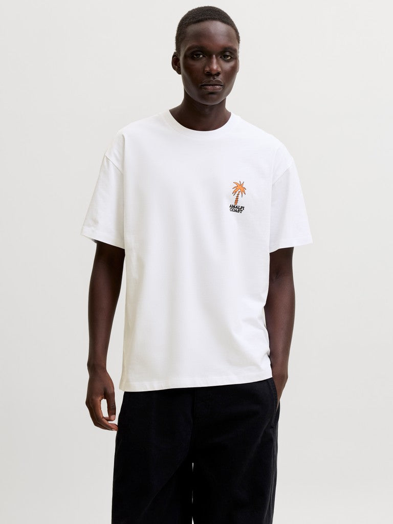 Jorsun Mate Tee Ss Crew Neck Styd Ss26 - Wit
