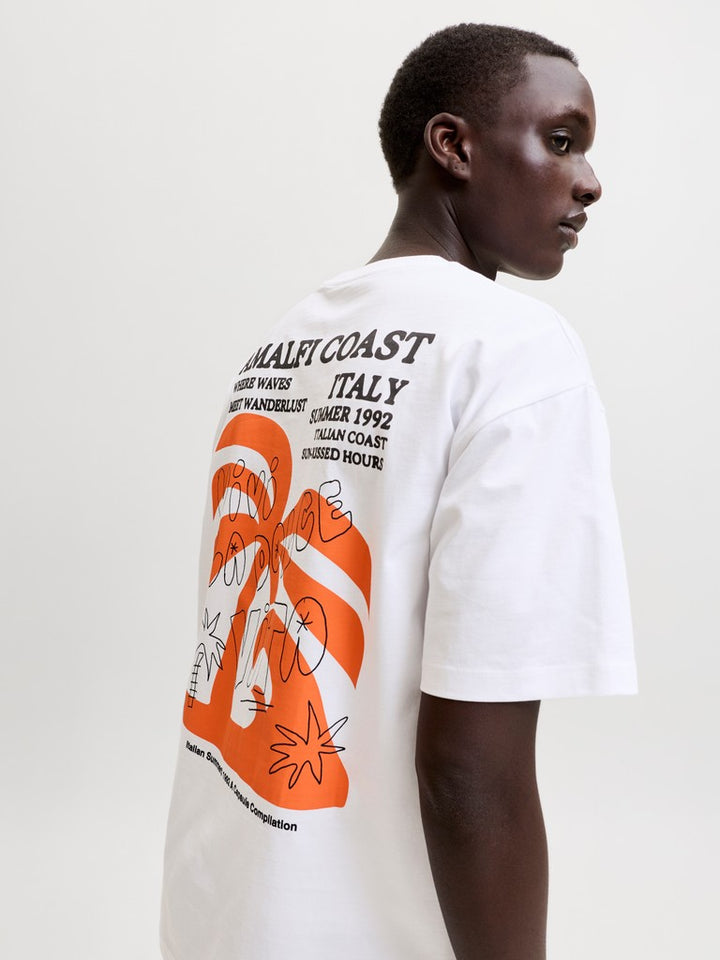 Jorsun Mate Tee Ss Crew Neck Styd Ss26 - Wit