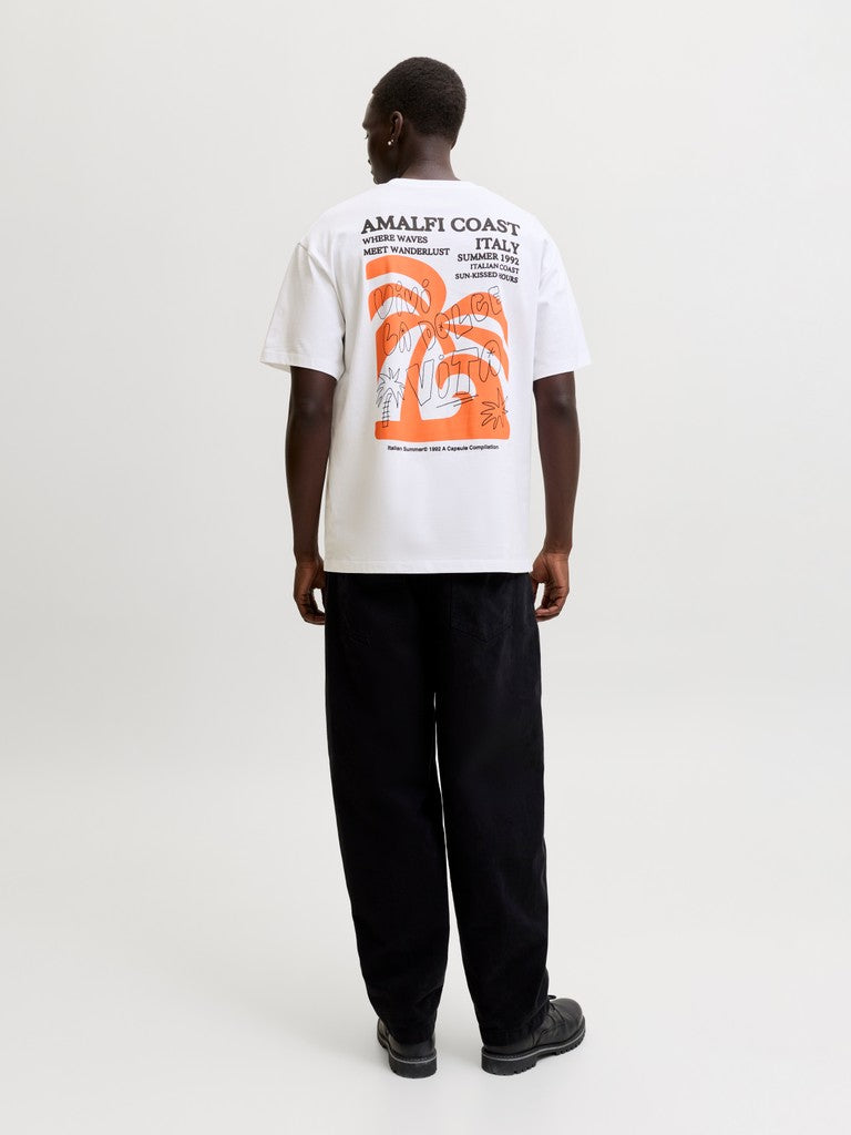 Jorsun Mate Tee Ss Crew Neck Styd Ss26 - Wit