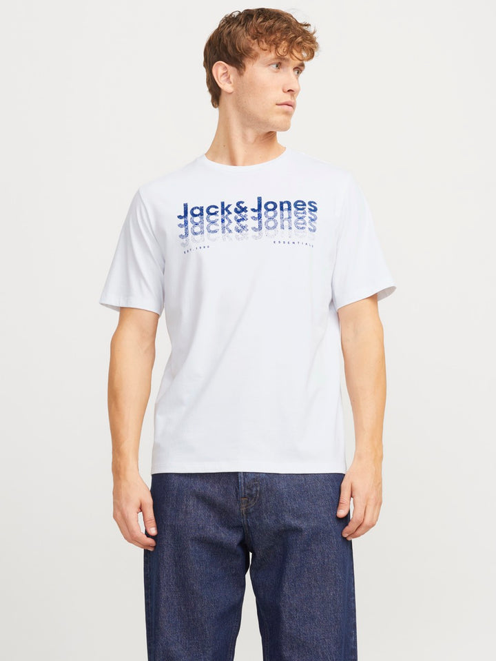 Jjtex Tee Ss Crew Neck - Wit