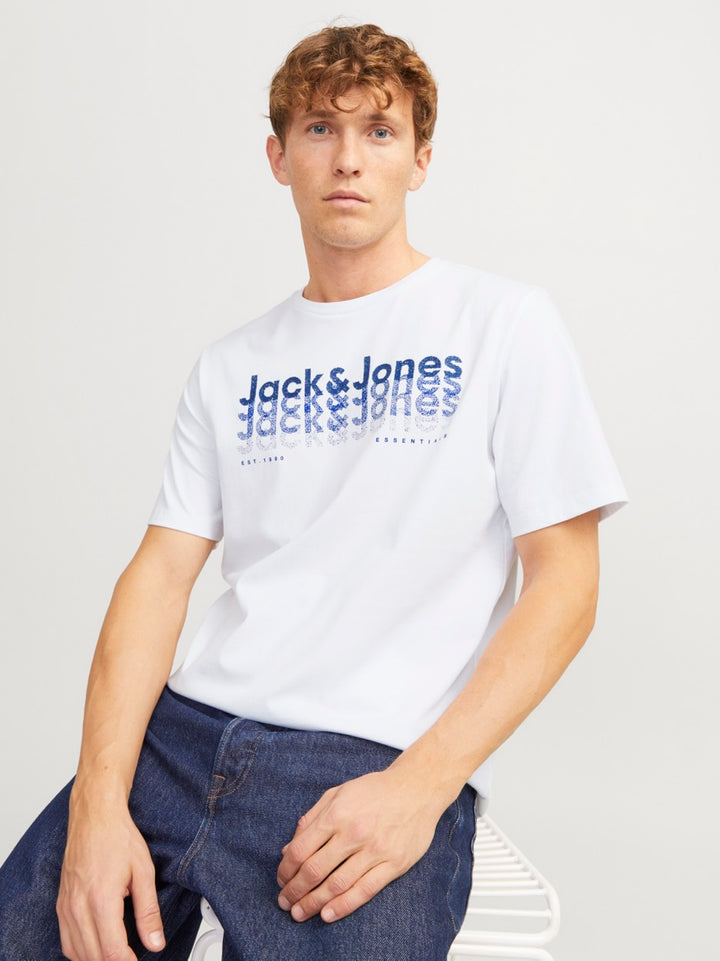 Jjtex Tee Ss Crew Neck - Wit