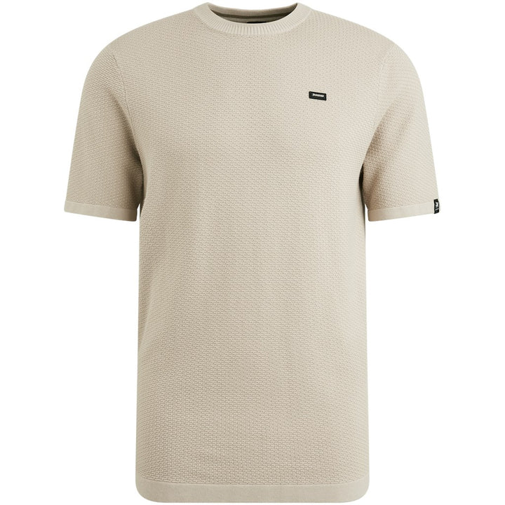 Short Sleeve R-neck Cotton Modal - Off-white