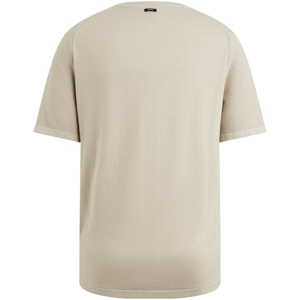 Short Sleeve R-neck Cotton Modal - Off-white