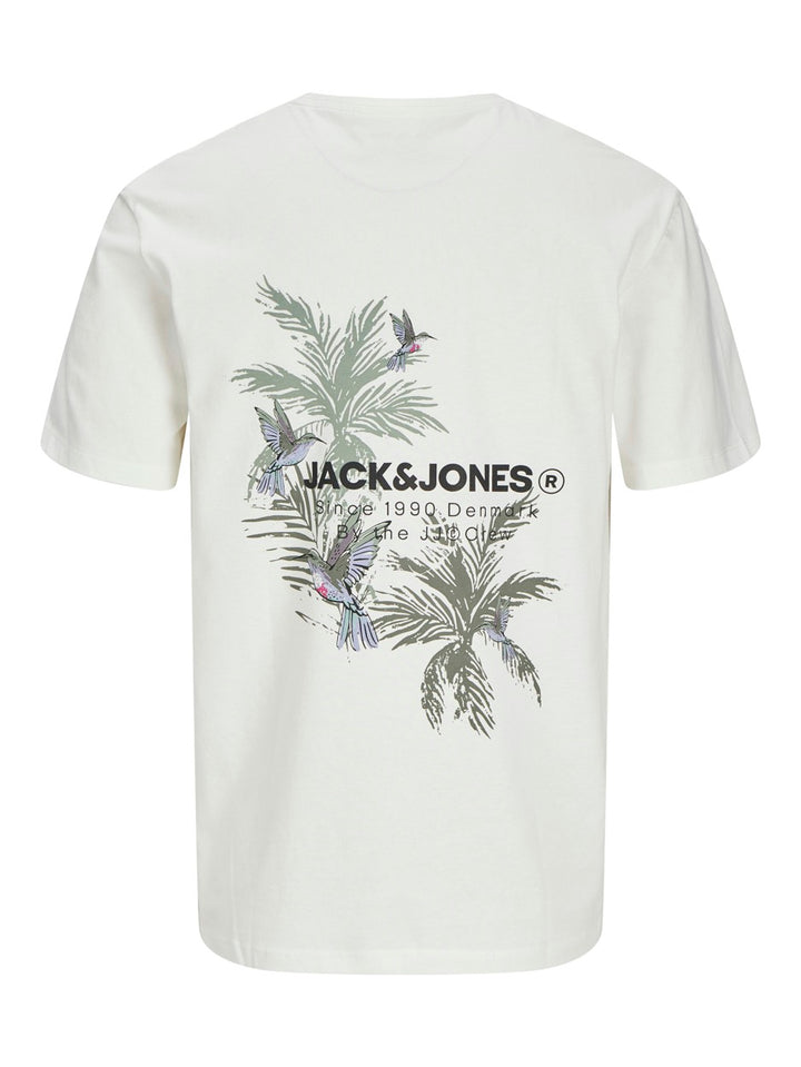 Jjhawaii Tee Ss Crew Neck - Off-white