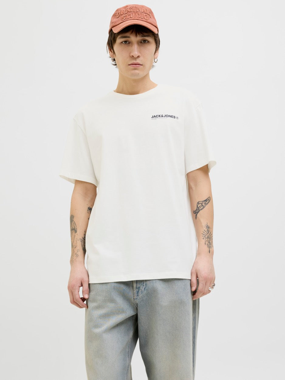 Jjhawaii Tee Ss Crew Neck - Off-white