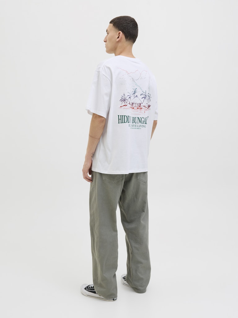Jorwowie Tee Ss Crew Neck - Off-white
