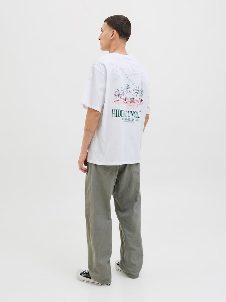 Jorwowie Tee Ss Crew Neck - Off-white