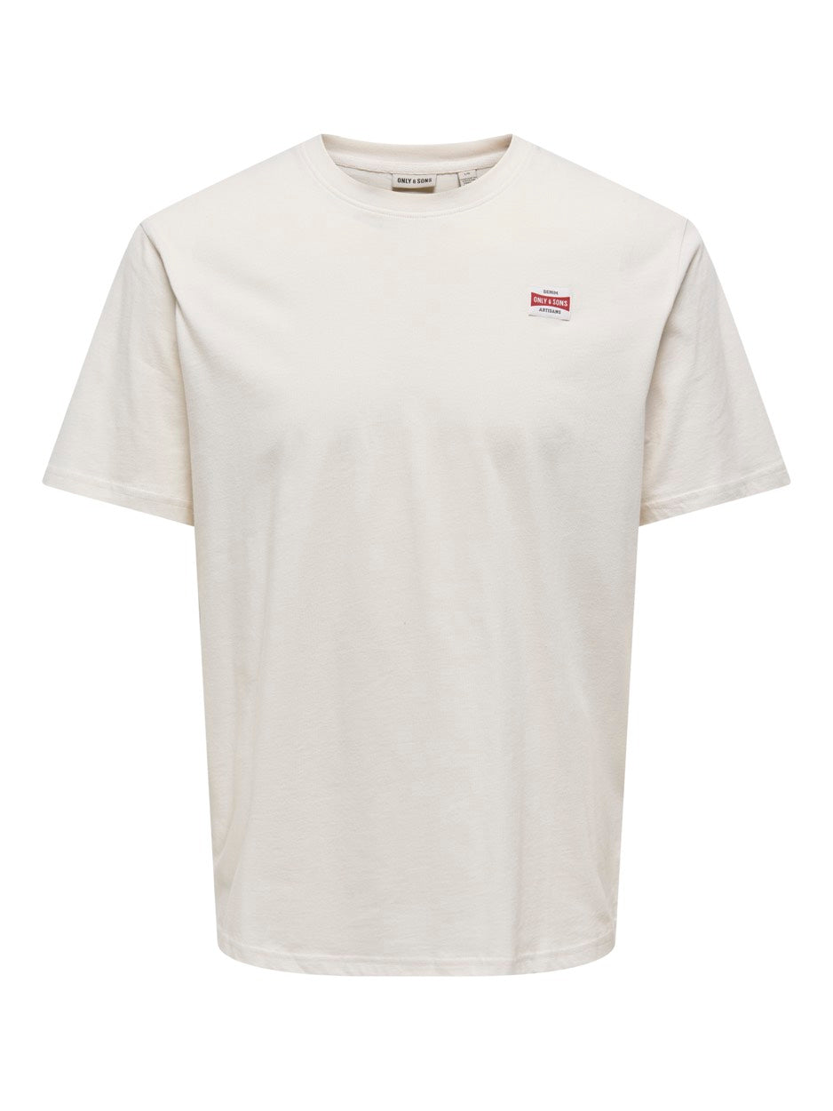 Onsdawson Reg Ss Tee Vd - Off-white