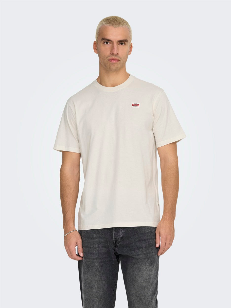 Onsdawson Reg Ss Tee Vd - Off-white