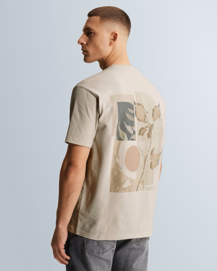 Short Sleeve R-neck Relaxed Fit Pe - Off-white