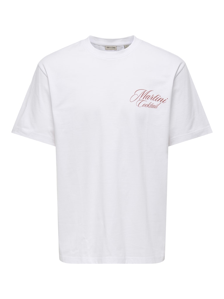 Onsfred Life Rlx Ss Print Tee Noos - Off-white
