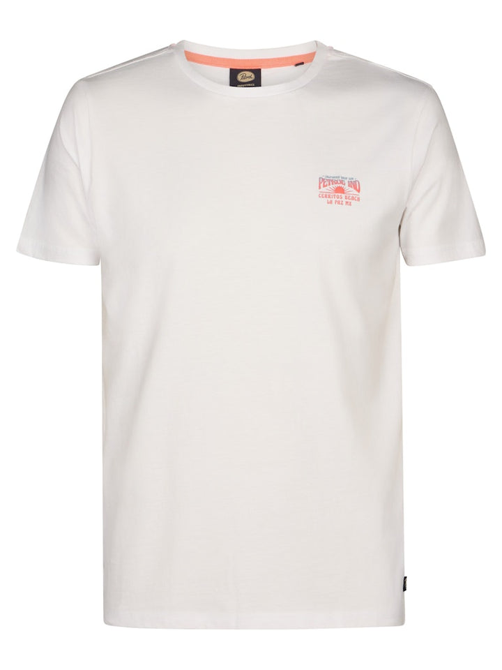 Men T-shirt Ss Classic Print - Off-white