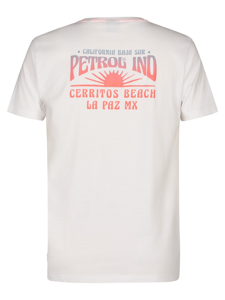 Men T-shirt Ss Classic Print - Off-white