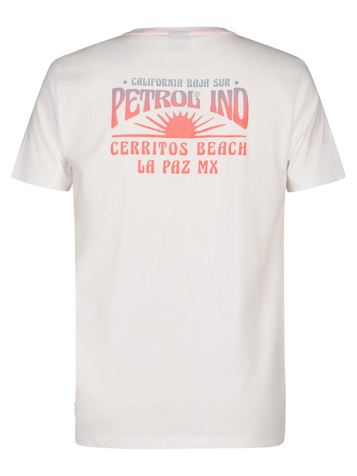 Men T-shirt Ss Classic Print - Off-white