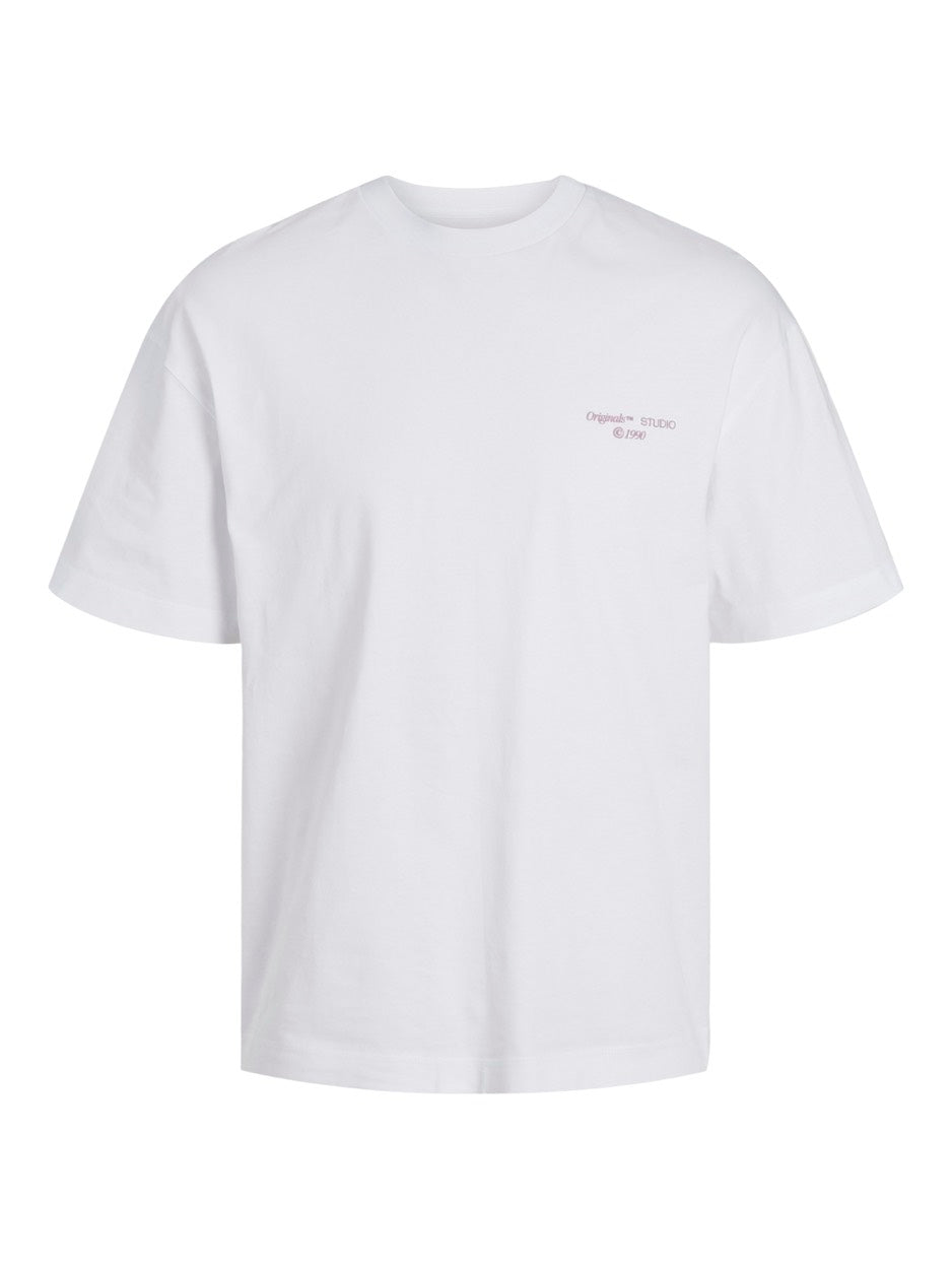 Jornoho Back Graphic Tee Ss Crew Ne - Off-white