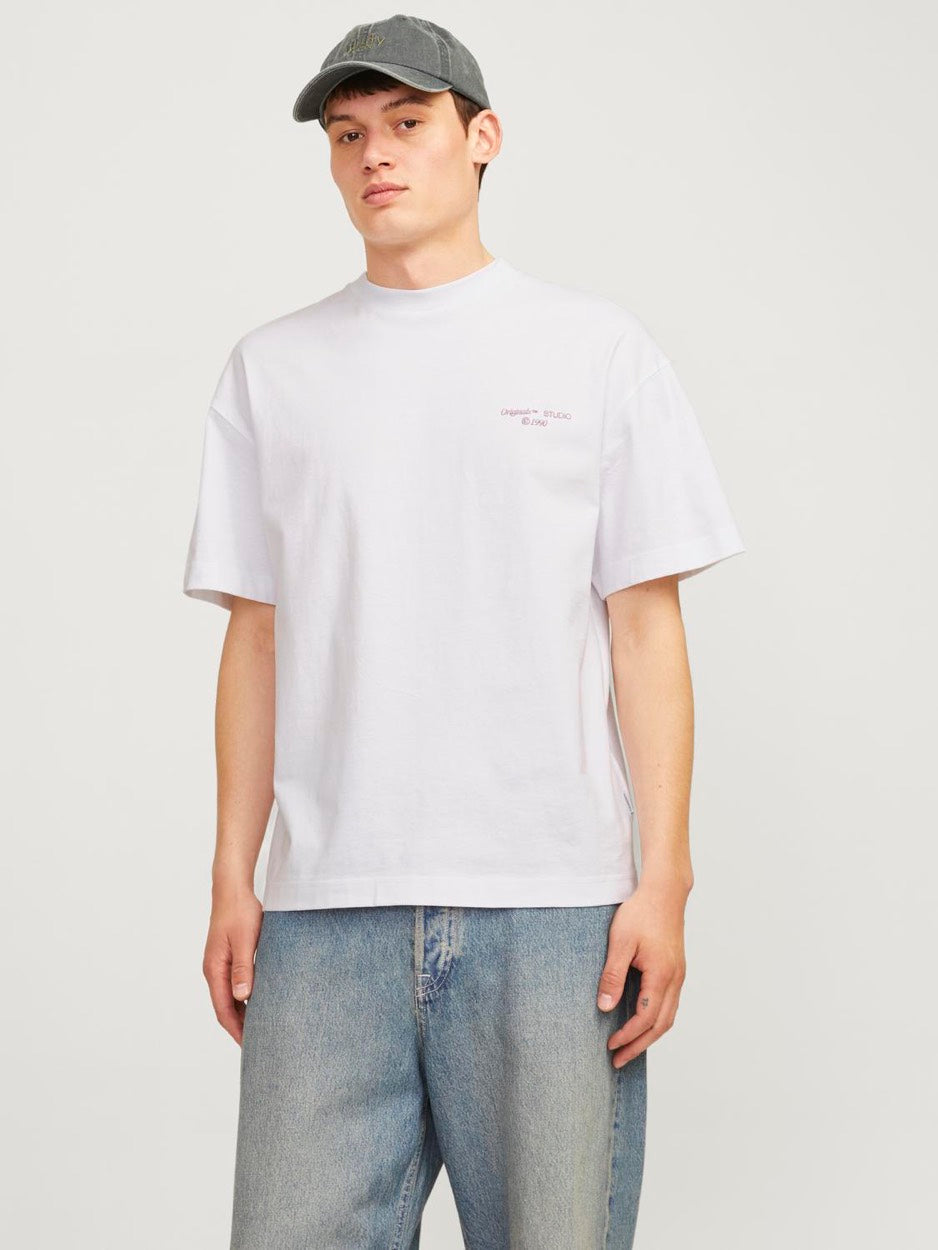 Jornoho Back Graphic Tee Ss Crew Ne - Off-white