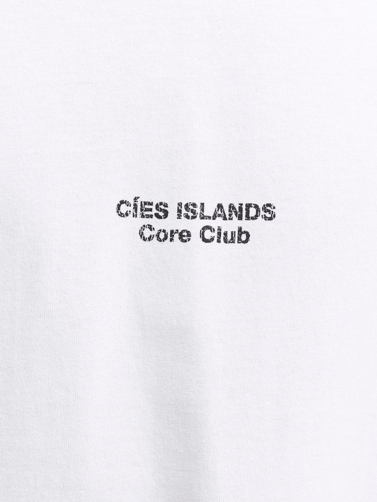 Jcosolana Checkered Back Tee Ss Crew - Off-white