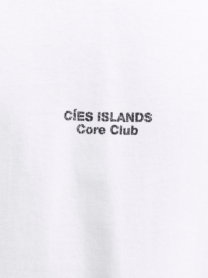Jcosolana Checkered Back Tee Ss Crew - Off-white