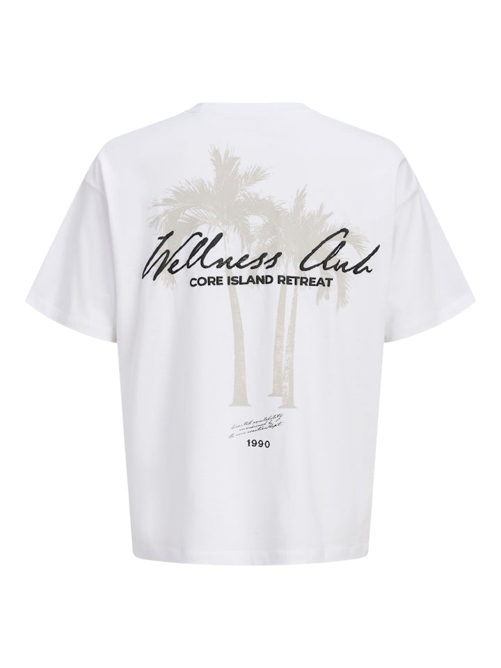 Jcoeterna Script Back Print Tee Ss Sa26 - Off-white