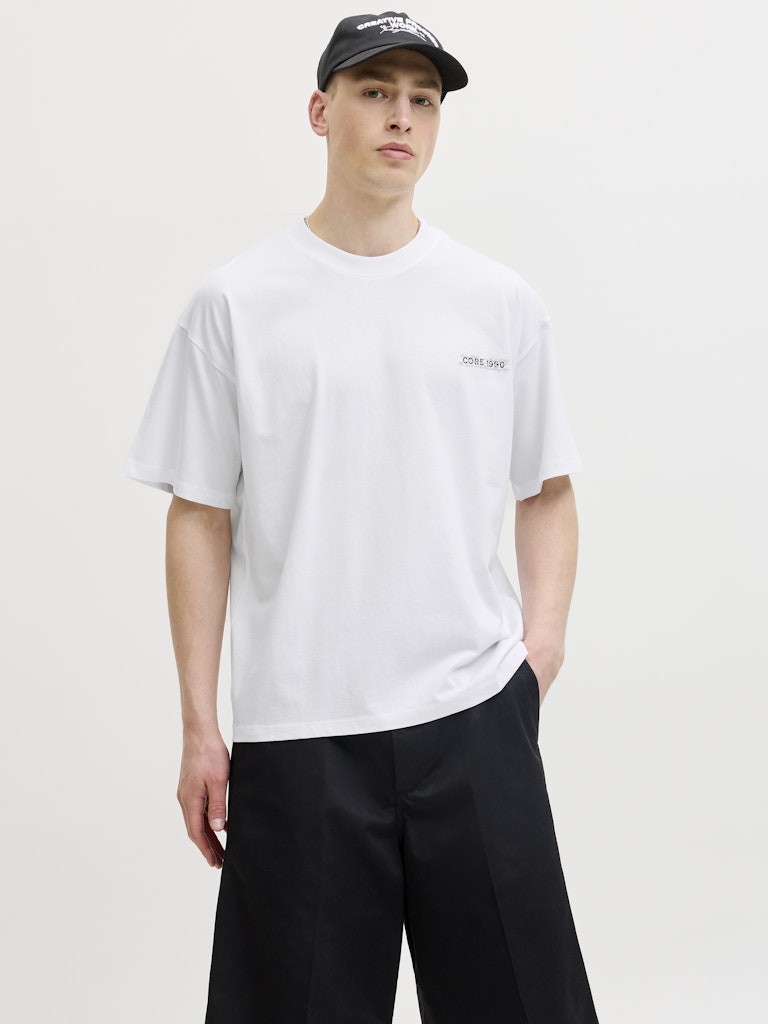 Jcoeterna Script Back Print Tee Ss Sa26 - Off-white