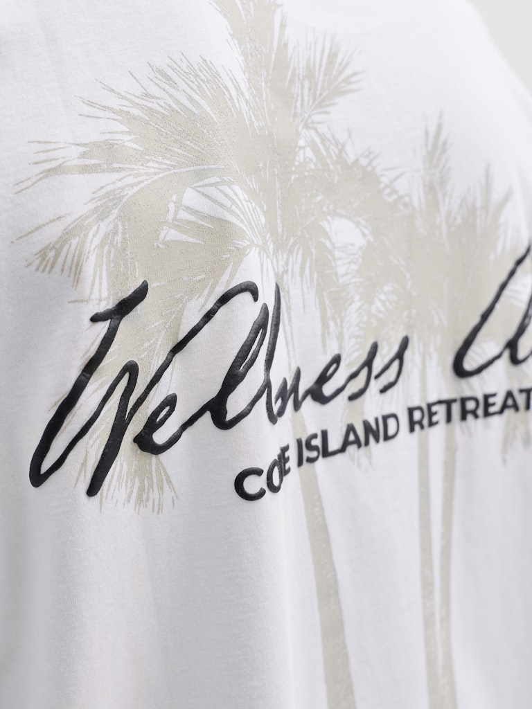 Jcoeterna Script Back Print Tee Ss Sa26 - Off-white