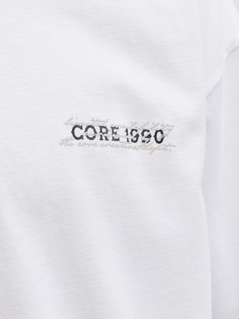 Jcoeterna Script Back Print Tee Ss Sa26 - Off-white