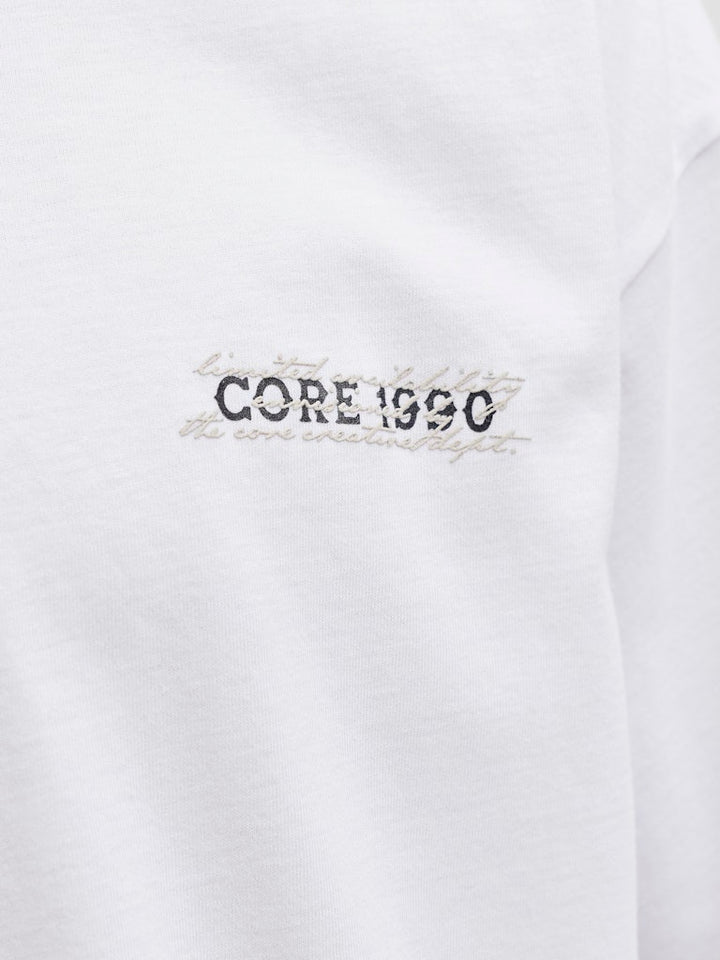 Jcoeterna Script Back Print Tee Ss Sa26 - Off-white