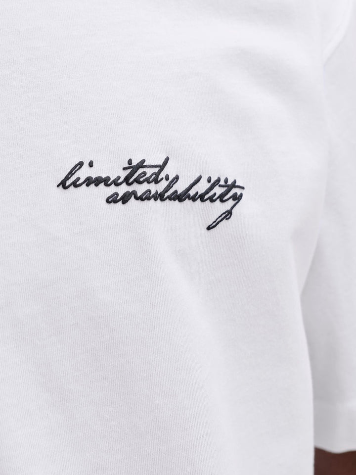 Jcoeterna Graphic Back Tee Ss Crew Neck - Off-white
