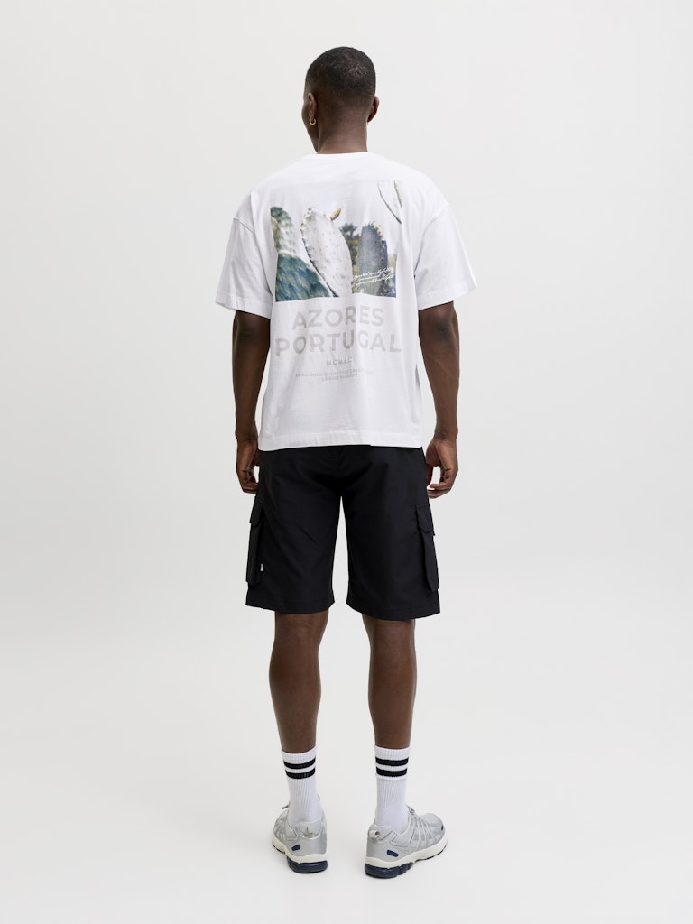 Jcoeterna Graphic Back Tee Ss Crew Neck - Off-white